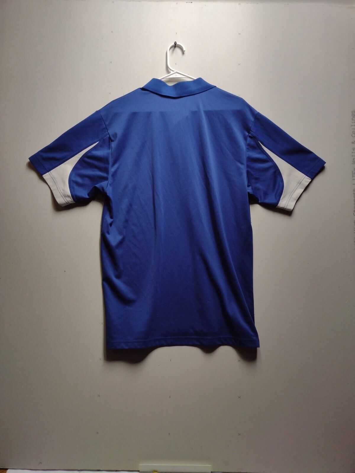 Indianapolis Colts Polo Shirt Men L Blue White 